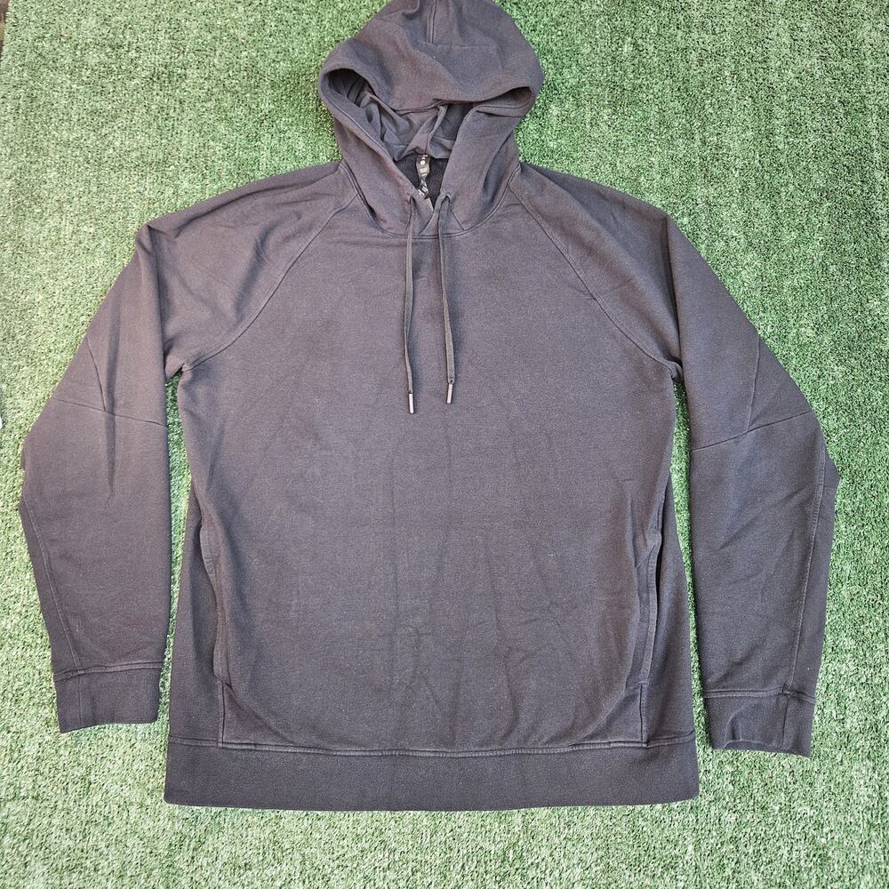 Lululemon City Sweat Pullover Hoodie Heathered Black Men's XL